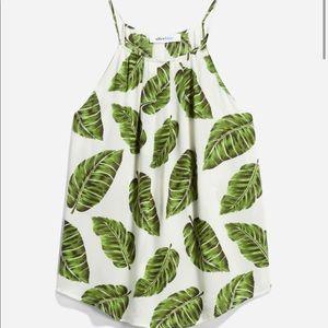 NWT Stitch Fix Alice Blue Havana Halter Top